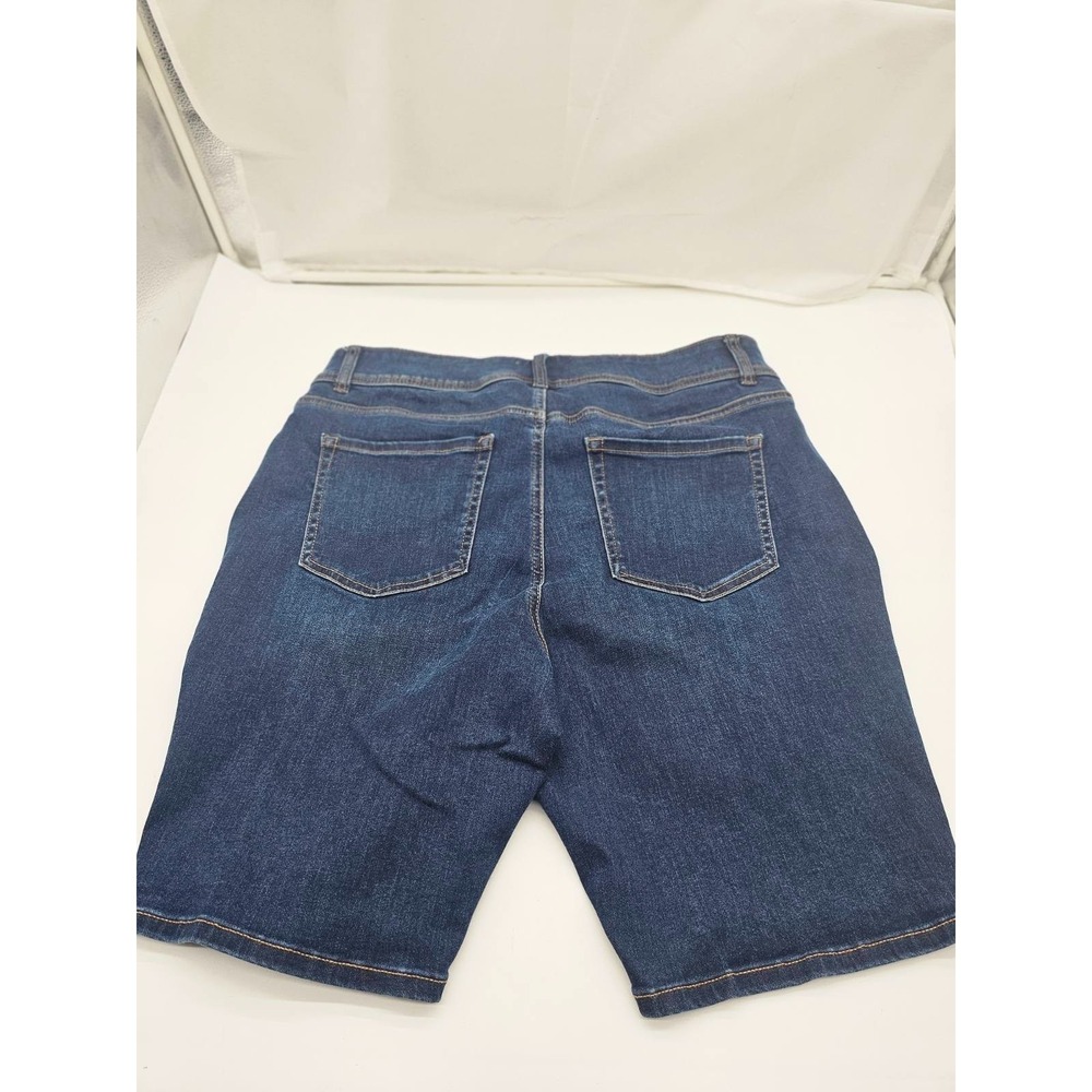 Lane Bryant Women Plus Size 18 Bermuda Shorts Flex Magic Waistband Tighter Tummy - Picture 2 of 5